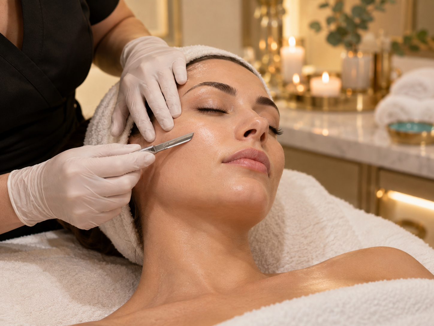 Dermaplaning treatment